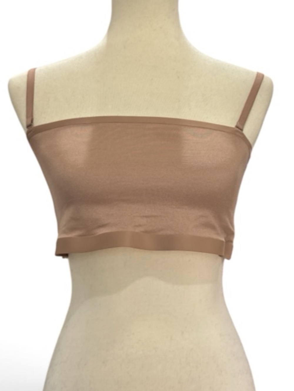 SKIMS Stretch Bandeau Bralette in Warm Taupe #722